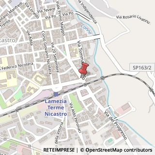 Mappa Via Francesco Colelli, 88046 Lamezia Terme, Catanzaro (Calabria)