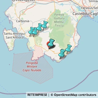 Mappa Via della Libertà, 09019 Teulada CA, Italia (9.31)