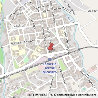 Mappa Corso Giovanni Nicotera, 239, 88046 Lamezia Terme, Catanzaro (Calabria)
