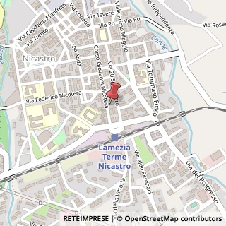 Mappa Corso Giovanni Nicotera, 215, 88046 Lamezia Terme, Catanzaro (Calabria)