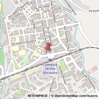 Mappa Corso Giovanni Nicotera, 248, 88046 Lamezia Terme, Catanzaro (Calabria)