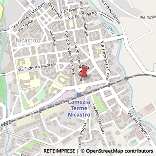 Mappa Via XX Settembre, 110, 88046 Lamezia Terme, Catanzaro (Calabria)