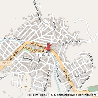 Mappa Via San Francesco, 9, 09019 Teulada, Cagliari (Sardegna)
