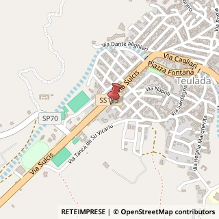 Mappa Via Grazia Deledda, 28, 09019 Teulada, Cagliari (Sardegna)