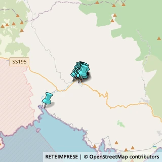 Mappa Via Rafaele Cadorna, 09019 Teulada CA, Italia (0.677)