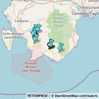Mappa Via Trieste, 09019 Teulada CA, Italia (9.87083)