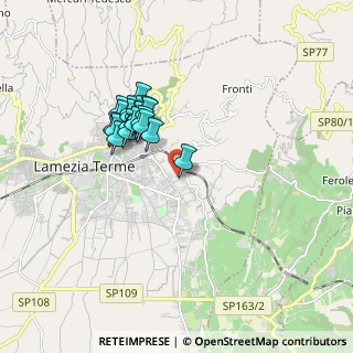 Mappa Via Francesco Blaganò, 88046 Lamezia Terme CZ, Italia (1.613)