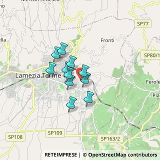 Mappa Via Francesco Blaganò, 88046 Lamezia Terme CZ, Italia (1.21636)