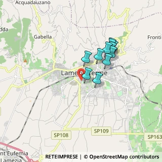 Mappa Via Sen. Arturo Perugini, 88046 Lamezia Terme CZ, Italia (1.60091)