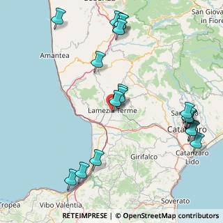 Mappa Via Sen. Arturo Perugini, 88046 Lamezia Terme CZ, Italia (22.41684)