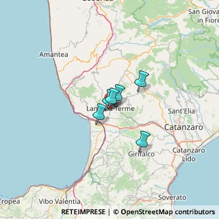 Mappa Via Sen. Arturo Perugini, 88046 Lamezia Terme CZ, Italia (22.13364)