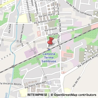 Mappa Via del Lavoro, 3, 88046 Lamezia Terme, Catanzaro (Calabria)