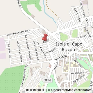 Mappa Via turati 33, 88841 Isola di Capo Rizzuto, Crotone (Calabria)