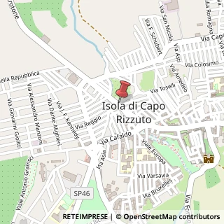 Mappa Via Trieste, 44, 88841 Isola di Capo Rizzuto, Crotone (Calabria)