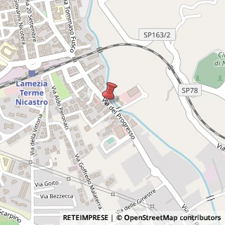 Mappa Via del Progresso, 38, 88046 Lamezia Terme, Catanzaro (Calabria)
