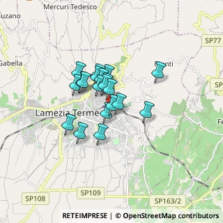 Mappa Via Paolo Orsi, 88046 Lamezia Terme CZ, Italia (1.2595)
