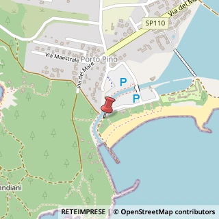 Mappa Via della Prima Spiaggia, 09010 Porto Pino CI, Italia, 09010 Sant'Anna Arresi, Carbonia-Iglesias (Sardegna)