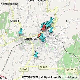 Mappa Via Emilio la Scala, 88046 Lamezia Terme CZ, Italia (1.34583)