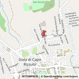 Mappa Via Capo delle Colonne, 8/A, 88841 Isola di Capo Rizzuto, Crotone (Calabria)