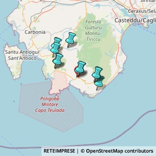 Mappa Via Figari, 09019 Teulada CA, Italia (10.278)