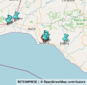 Mappa Via Vincenzo Monti, 92019 Sciacca AG, Italia (22.49615)