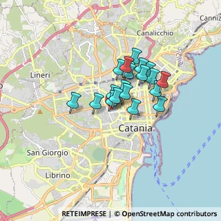 Mappa Piazza Maria Montessori, 95124 Catania CT, Italia (1.2985)