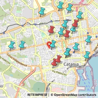 Mappa Piazza Maria Montessori, 95124 Catania CT, Italia (1.309)