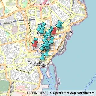 Mappa Via de Pretis, 95131 Catania CT, Italia (0.5615)