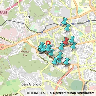 Mappa Via Giacomo Pagliari, 95123 Catania CT, Italia (0.805)