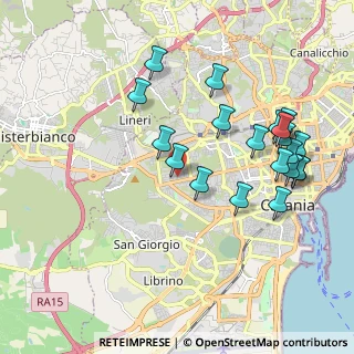 Mappa Via Giacomo Pagliari, 95123 Catania CT, Italia (2.3465)