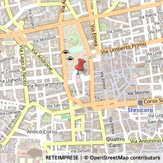 Mappa Via Domenico Cimarosa, 95124 Catania CT, Italia, 95124 Catania, Catania (Sicilia)