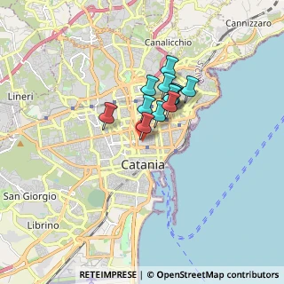 Mappa Piazza Giuseppe Sciuti, 95131 Catania CT, Italia (1.24)