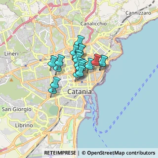 Mappa Piazza Giuseppe Sciuti, 95131 Catania CT, Italia (1.066)