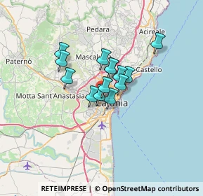 Mappa Via Ammiraglio Caracciolo, 95037 Catania CT, Italia (4.62286)