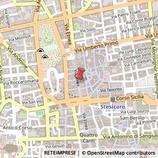 Mappa Via Etnea, 159, 95121 Catania, Catania (Sicilia)