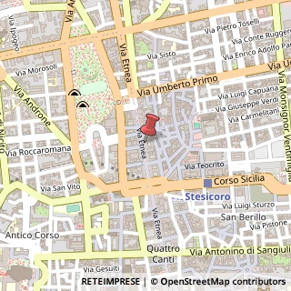 Mappa Via Etnea, 220, 95131 Catania, Catania (Sicilia)