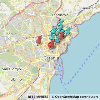 Mappa Via Vincenzo Costarelli, 95131 Catania CT, Italia (1.27417)