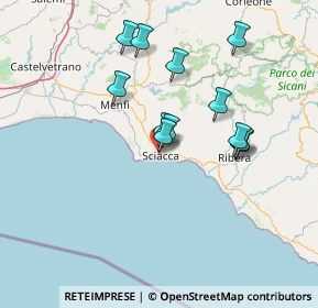 Mappa Via Amedeo Modigliani, 92019 Sciacca AG, Italia (14.1075)