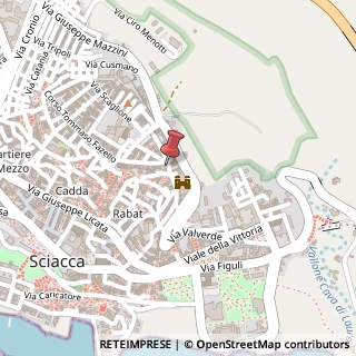 Mappa Via Castello, 65, 92019 Sciacca, Agrigento (Sicilia)