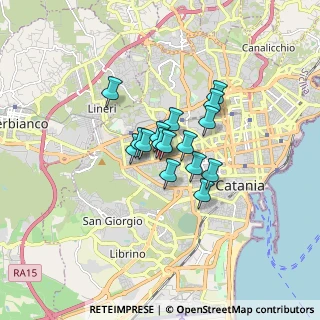 Mappa Via Federico Confalonieri, 95123 Catania CT, Italia (1.095)