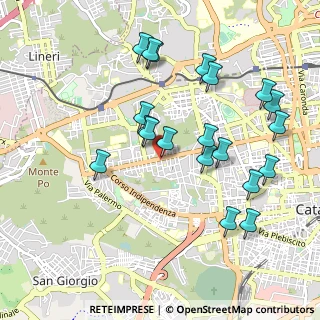 Mappa Via Federico Confalonieri, 95123 Catania CT, Italia (1.136)