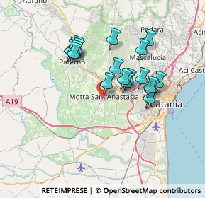 Mappa 95040 Motta Sant'Anastasia CT, Italia (7.021)