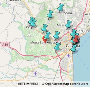 Mappa 95040 Motta Sant'Anastasia CT, Italia (9.2255)