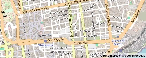 Mappa Catania