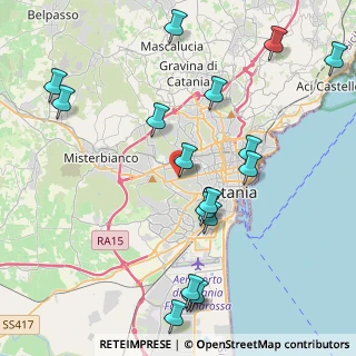 Mappa Viale Mario Rapisardi, 95122 Catania CT, Italia (5.55059)