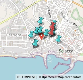 Mappa Via Giulio Cesare, 92019 Sciacca AG, Italia (0.266)