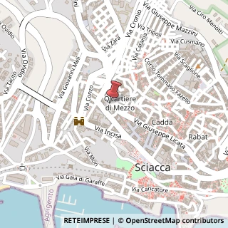 Mappa Via Giuseppe Licata, 18, 92019 Sciacca, Agrigento (Sicilia)