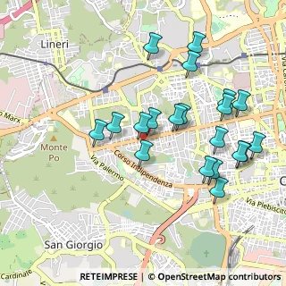 Mappa Via Angelo Mosso, 95123 Catania CT, Italia (1.123)
