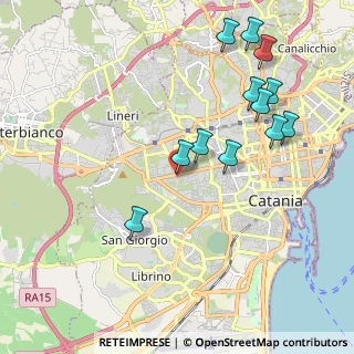 Mappa Via Angelo Mosso, 95123 Catania CT, Italia (2.42667)