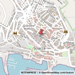 Mappa Via Giuseppe Licata, 171, 92019 Sciacca, Agrigento (Sicilia)